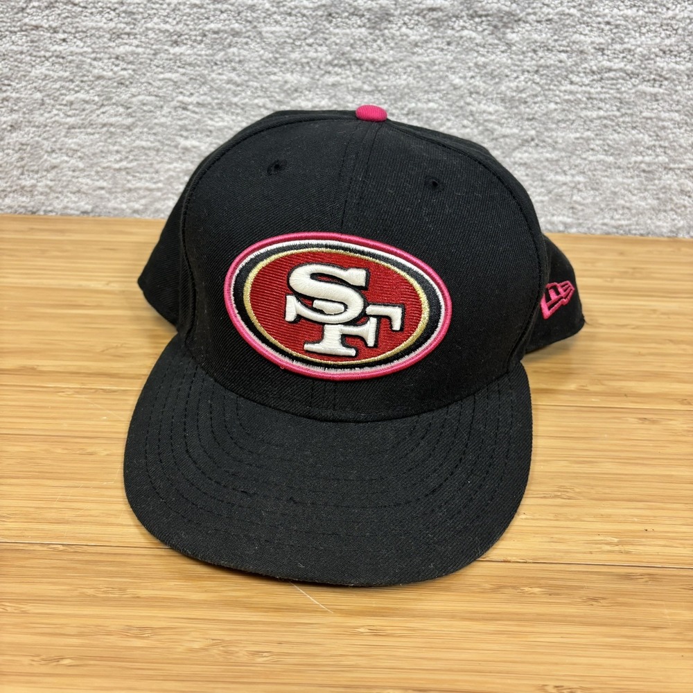 San Francisco 49ers New Era 59fifty Breast Cancer Awareness Hat Fitted Sz 7 3/4